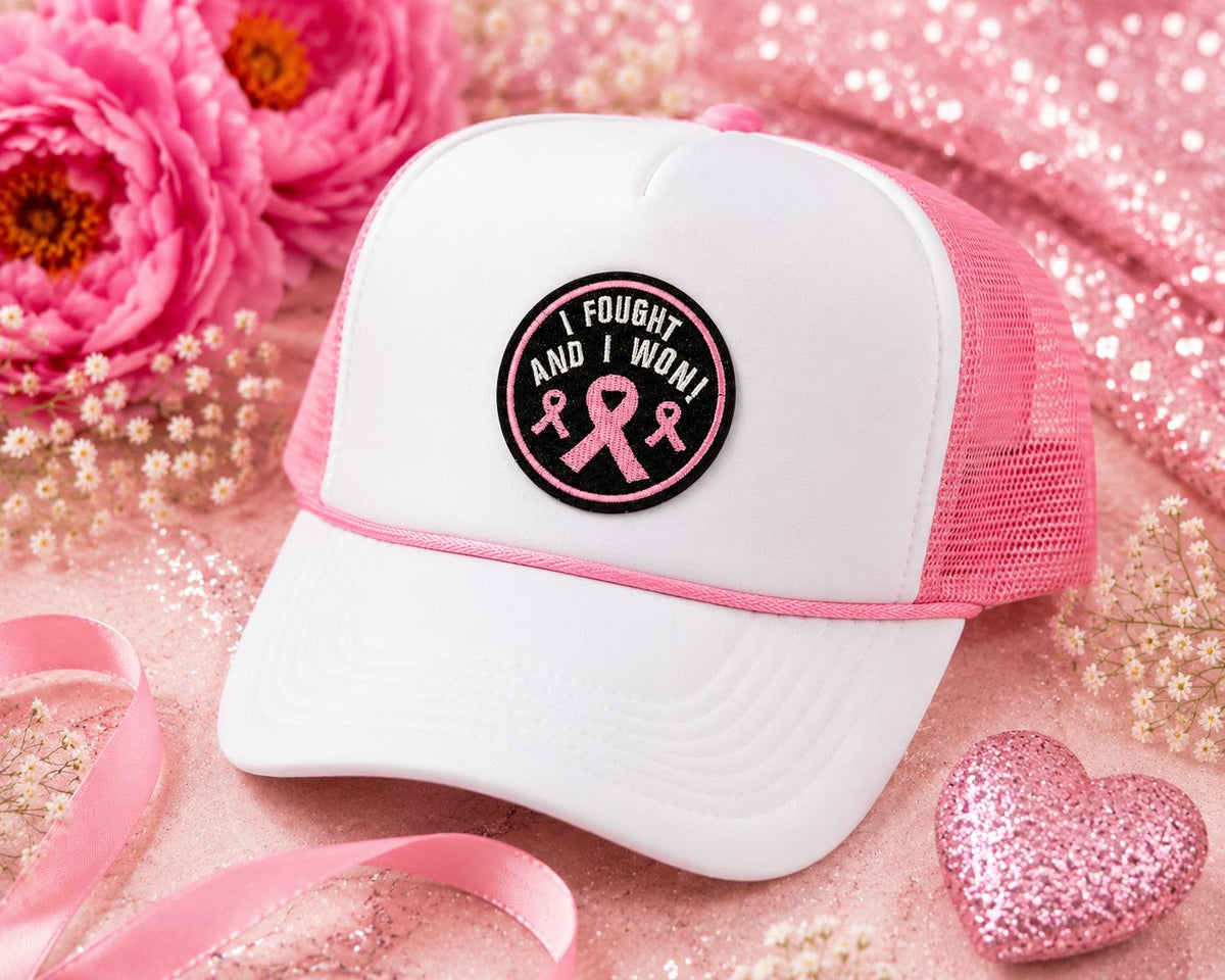 I Fought and I Won Breast Cancer Survivor Patch