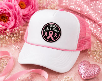 I Fought and I Won Breast Cancer Survivor Patch