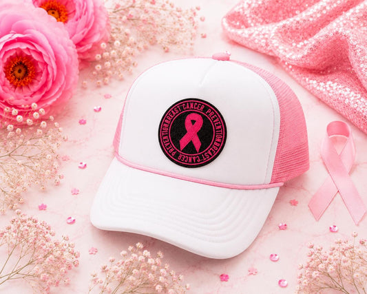 Breast Cancer Prevention Pink Ribbon Patch