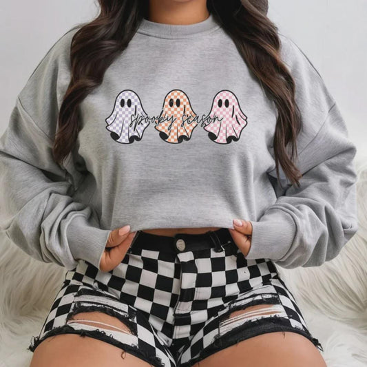 Spooky Season Glitter Screen Print Transfer