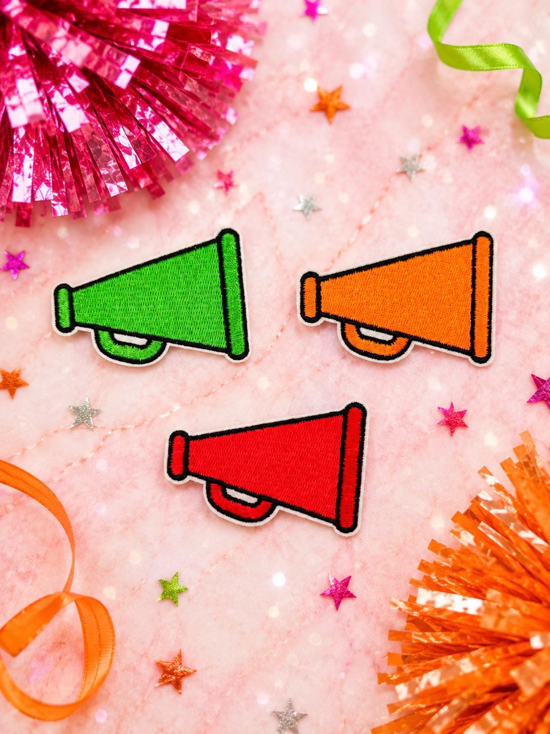 Colorful Megaphone Embroidered Patch