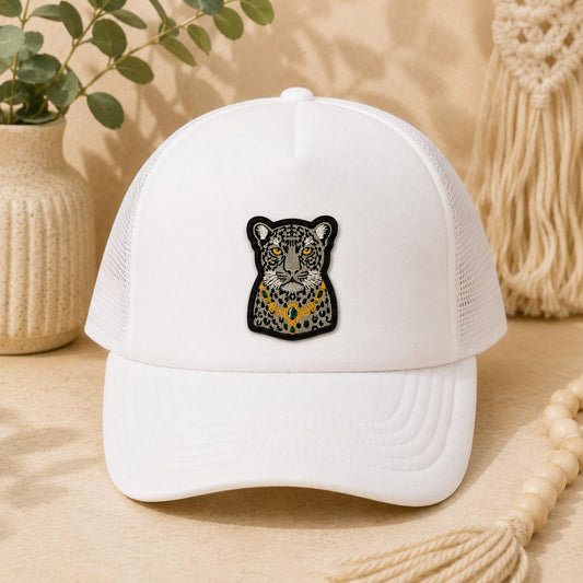 Leopard Embroidered Iron-On Patch