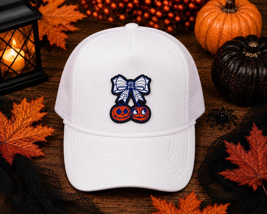 Jack Skellington Pumpkin Bow Patch