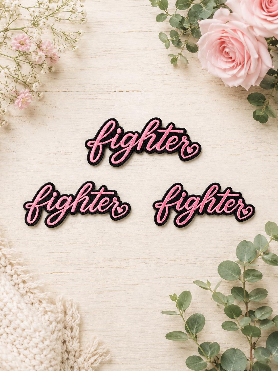 Fighter Embroidered Iron-On Patch