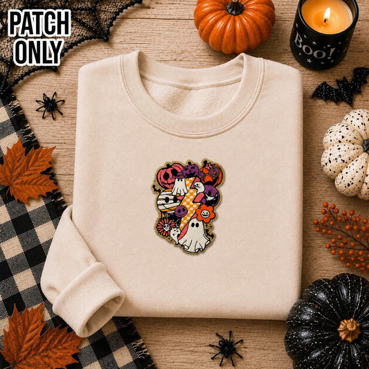 Halloween  Large Chenille Iron-On Patch
