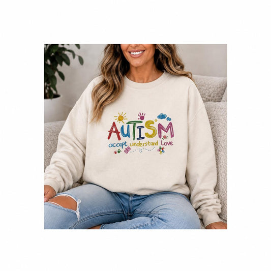 Autism Accept Understand Love Screen Print Transfer