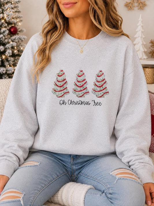 Oh Christmas Tree Glitter Screen Print Transfer