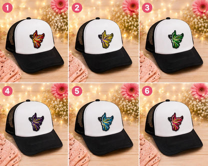 Colorful Butterfly Embroidered Iron-On Patch