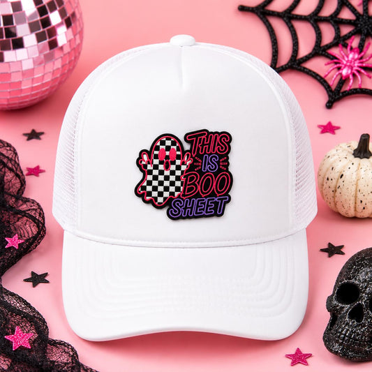 This Is Boo Sheet Embroidered Iron-On Patch