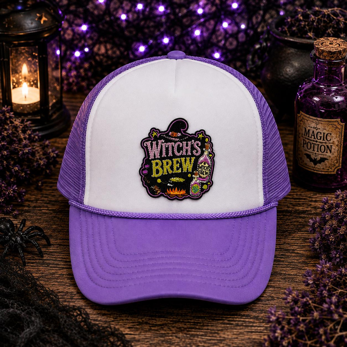 Witch's Brew Halloween Embroidered Patch