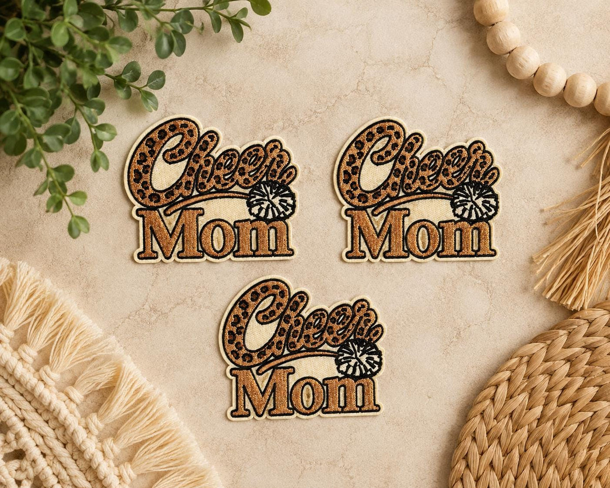 Cheer Mom Embroidered Patch