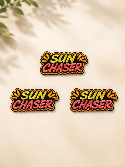 Sun Chaser Embroidered Iron-On Patch