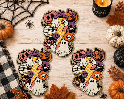 Halloween  Large Chenille Iron-On Patch