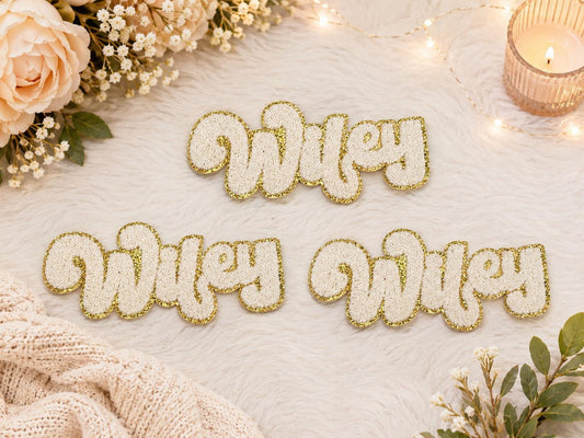Wifey Iron On Chenille Patch