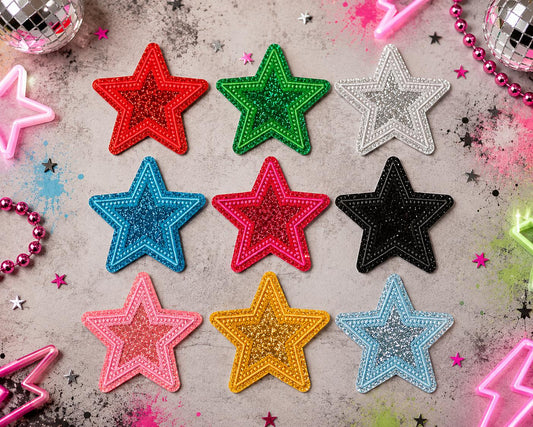 Glitter Star Patch