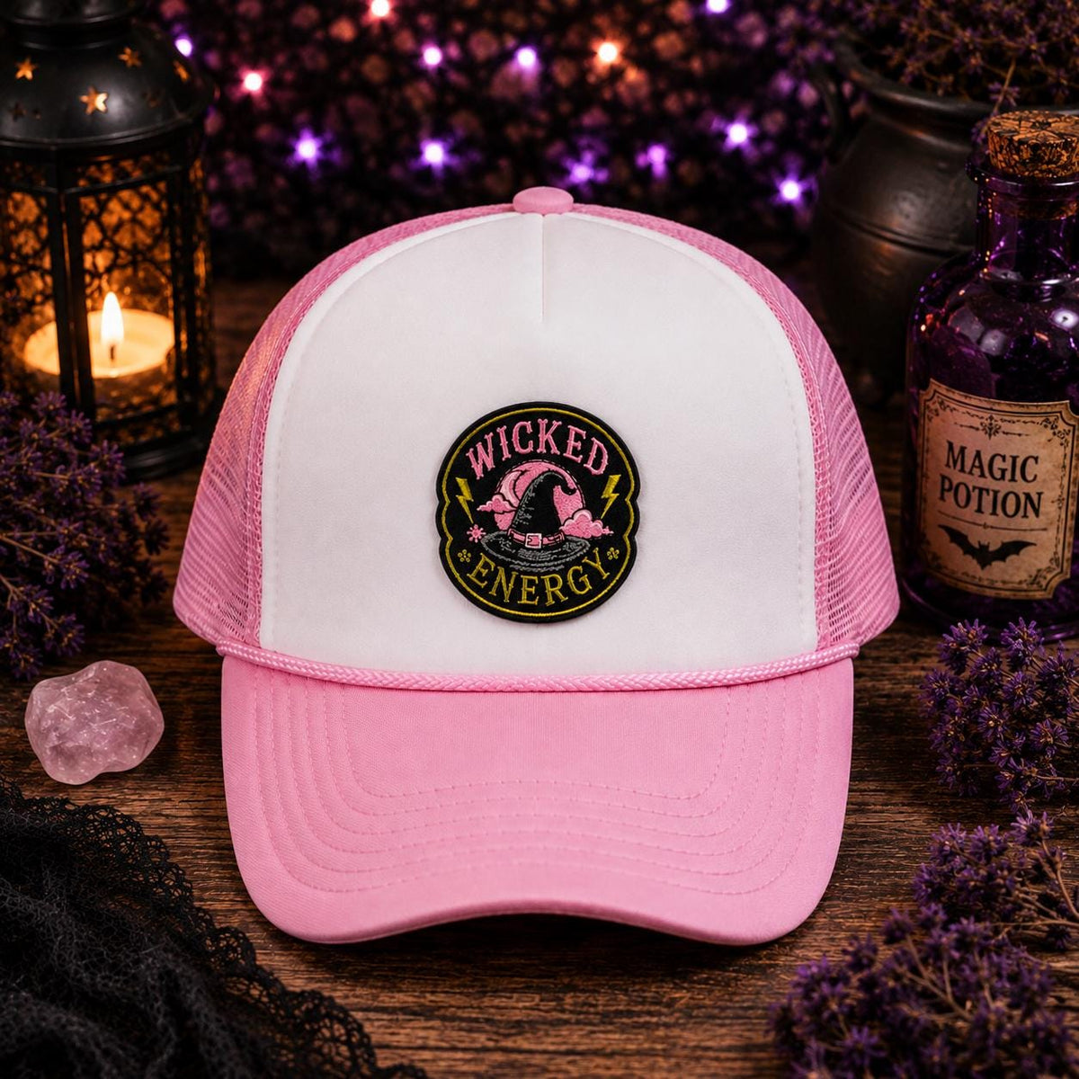 Wicked Energy Witch Hat Embroidered Patch