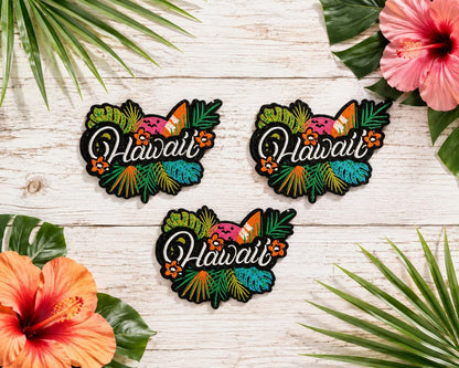 Hawaii Embroidered Iron-On Patch
