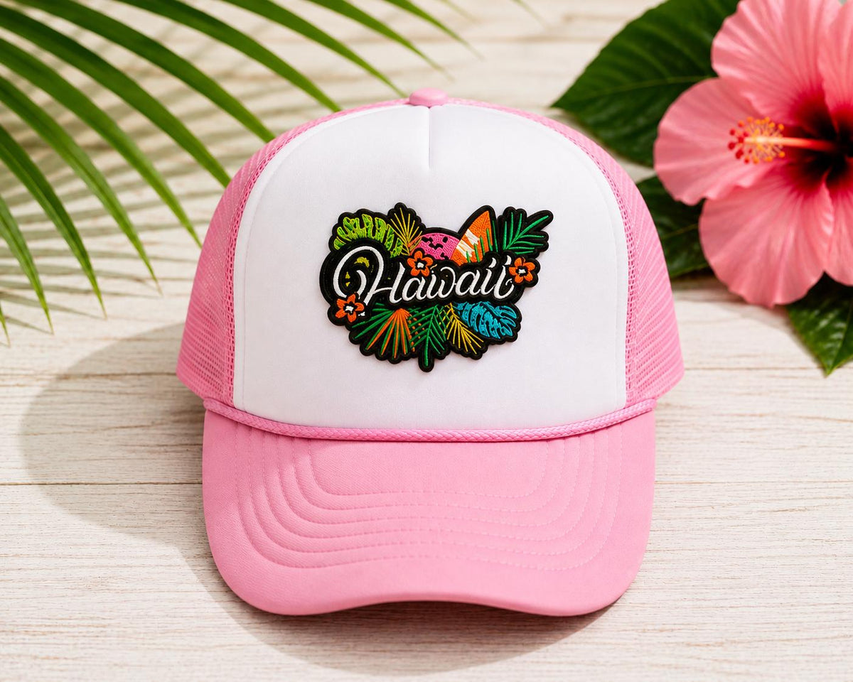 Hawaii Embroidered Iron-On Patch