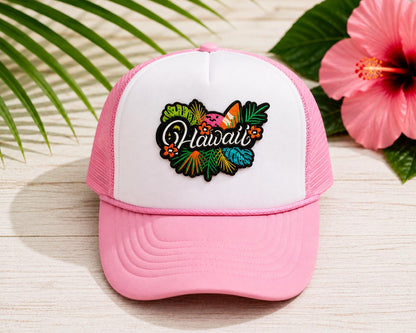Hawaii Embroidered Iron-On Patch