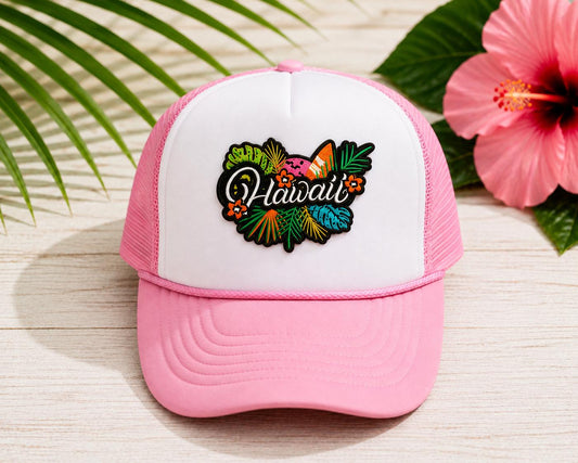Hawaii Embroidered Iron-On Patch