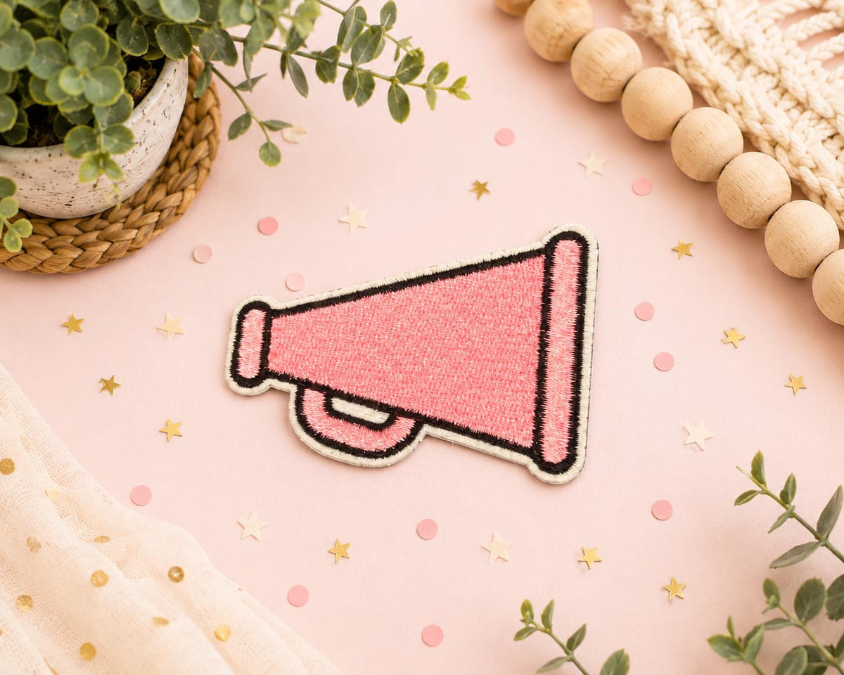 Colorful Megaphone Embroidered Patch