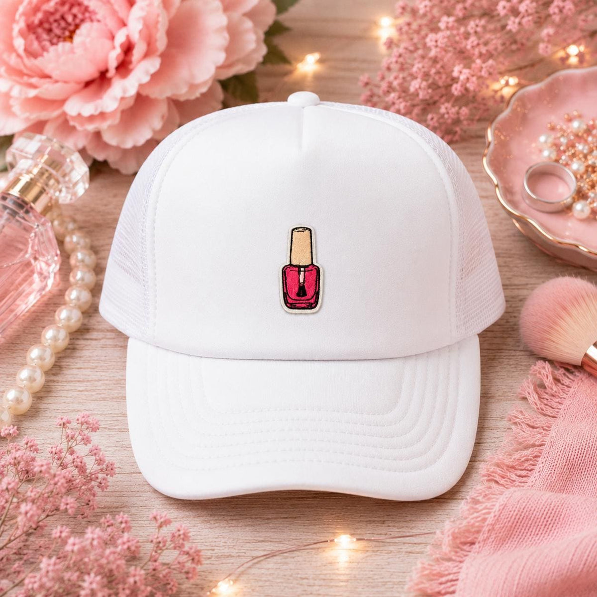 Pink Nail Polish Patch