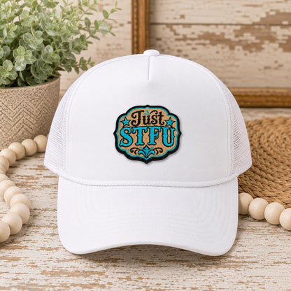 Just STFU Western Embroidered Patch