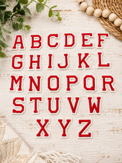 Varsity Alphabet Letter Patches