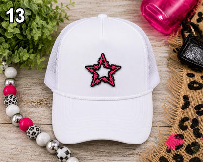 Barbed Wire Star Embroidered Patch