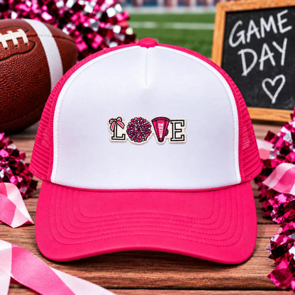 Pink Cheer LOVE Patch