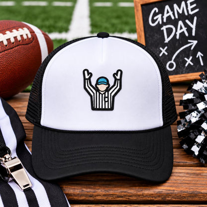 Football Referee Touchdown Embroidered Patch