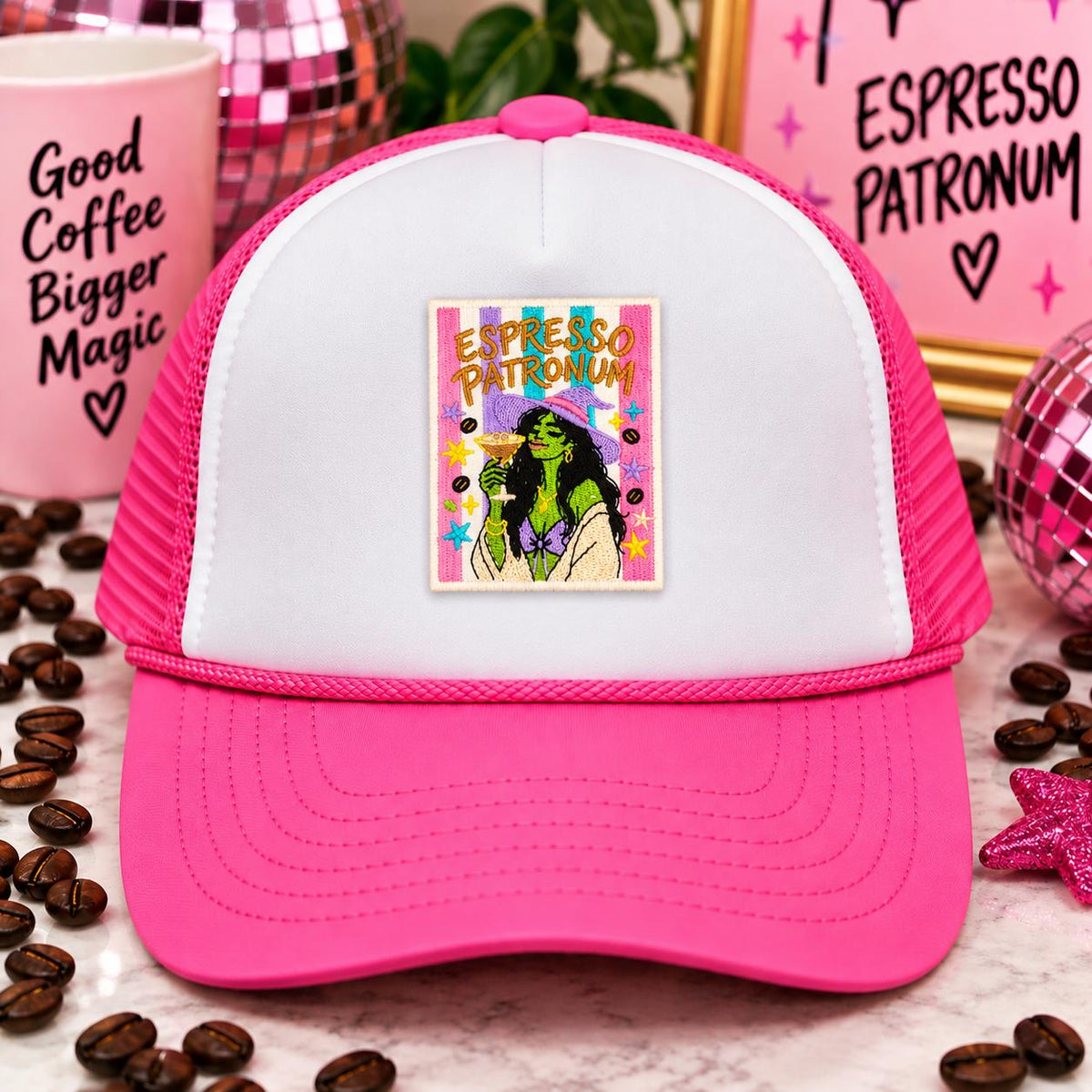 Espresso Patronum Witch Coffee Patch
