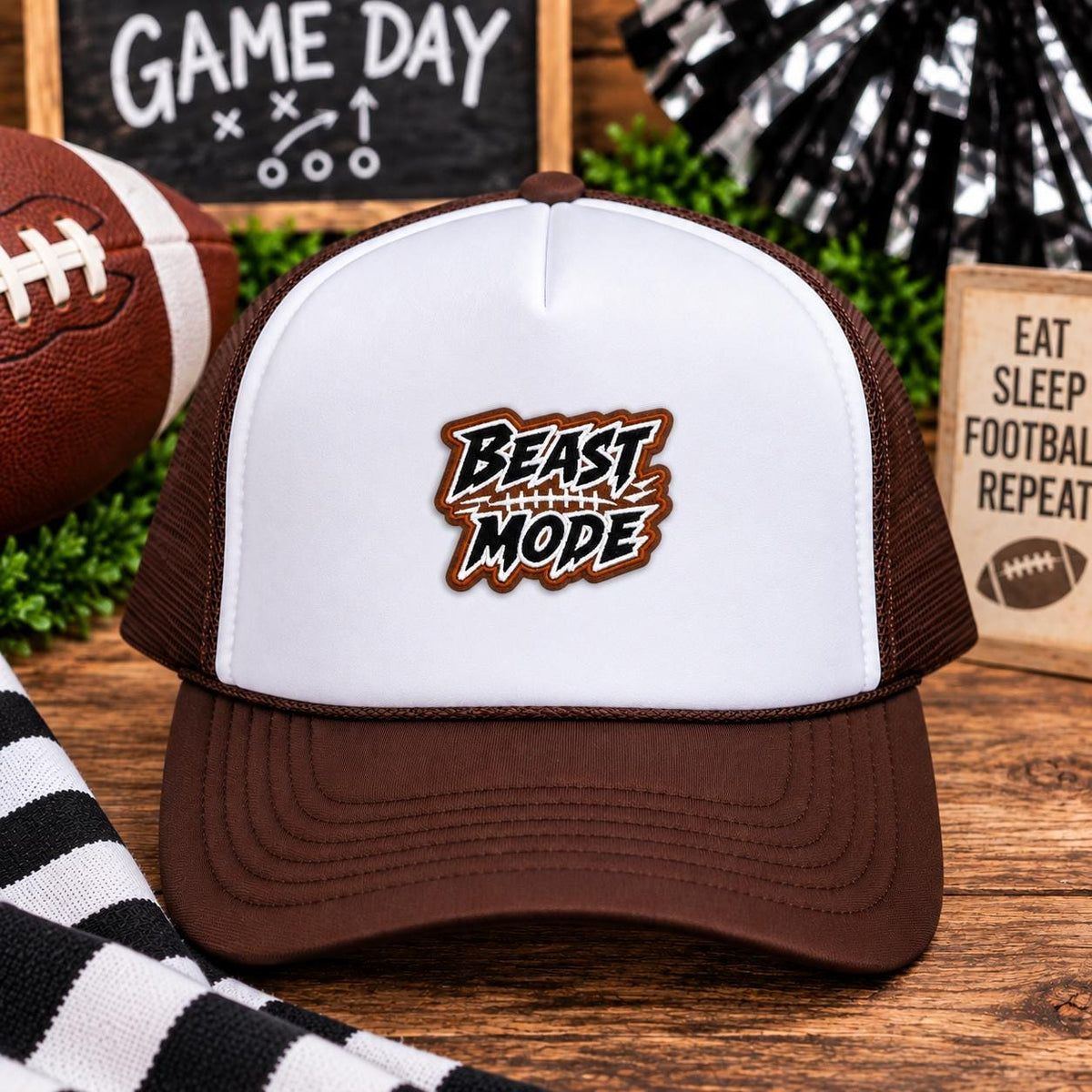 Beast Mode Football Patch