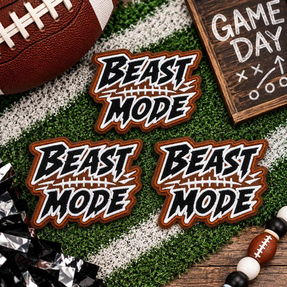 Beast Mode Football Patch