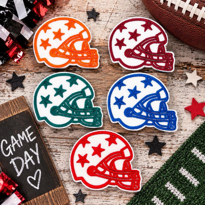 Football Helmet Star Patch