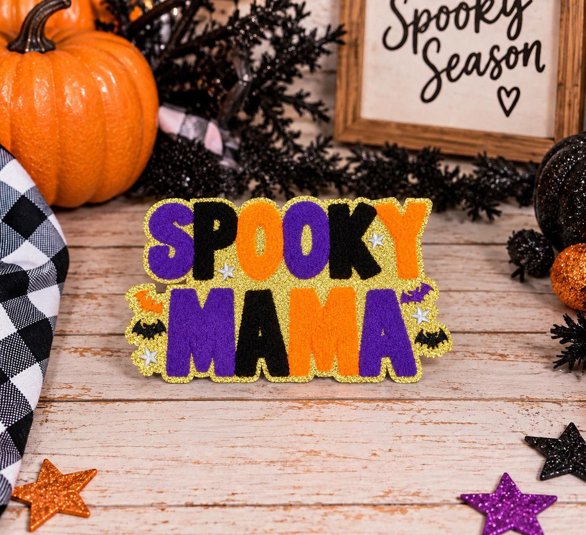 Spooky Mama Halloween Chenille Patch