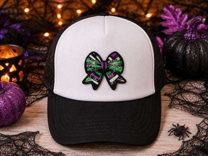 Spooky Halloween Bow Patch