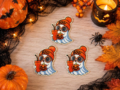 BOO Ghost Halloween Patch