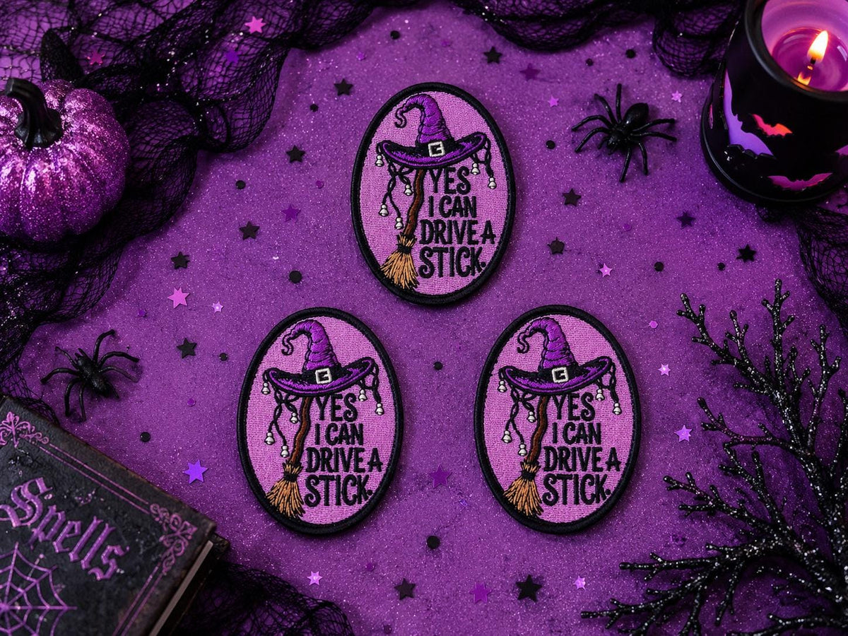 Yes I Can Drive a Stick Witch Patch