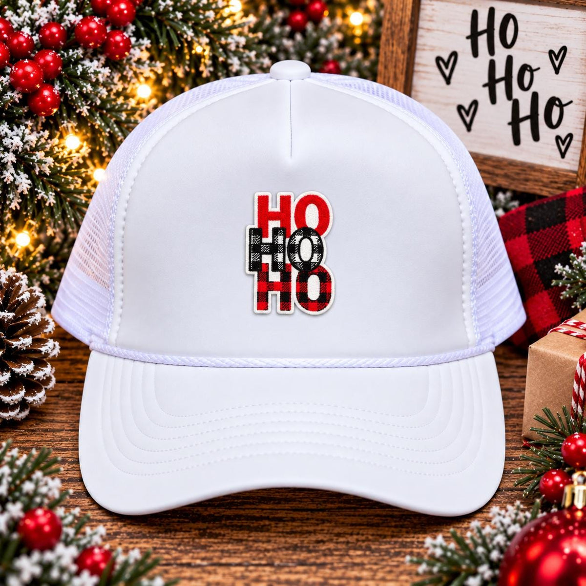 Ho Ho Ho Christmas Embroidered Patch