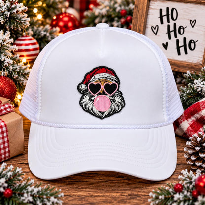Santa Bubblegum Christmas Embroidered Patch