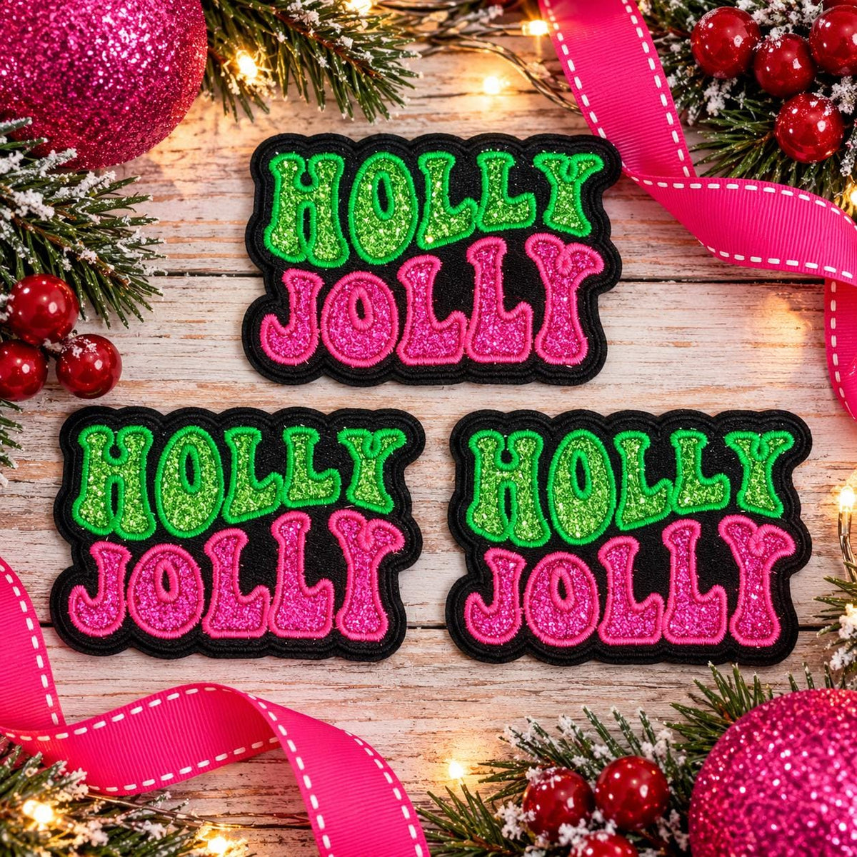 Holly Jolly Christmas Patch