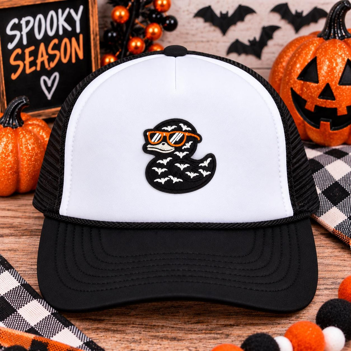 Spooky Halloween Duck Patch