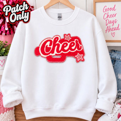Cheers Chenille Megaphone Patch
