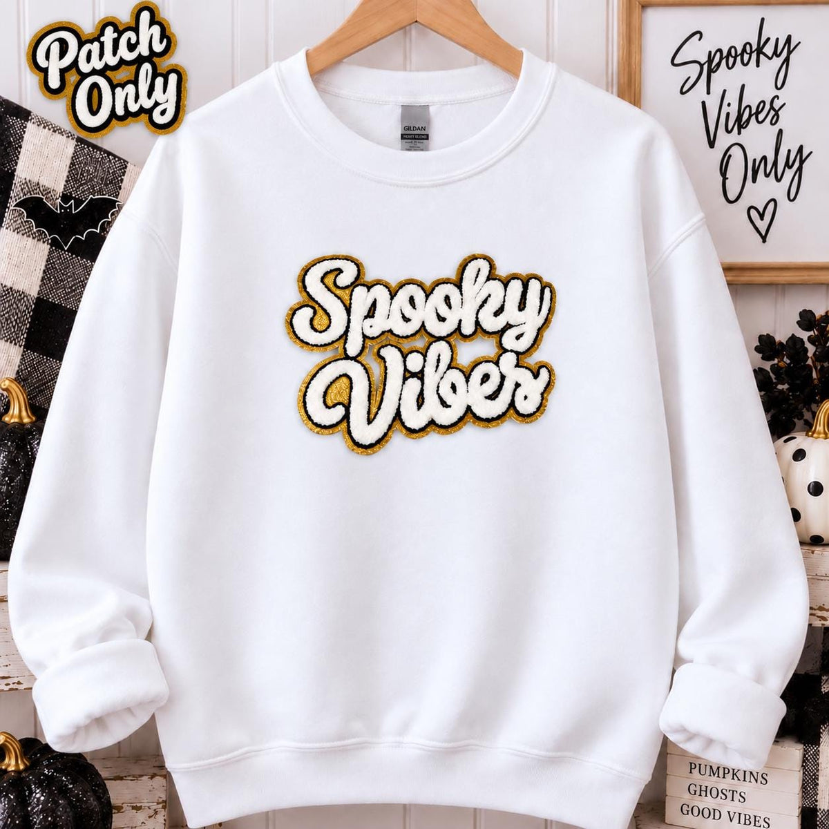 Spooky Vibes Chenille Patch