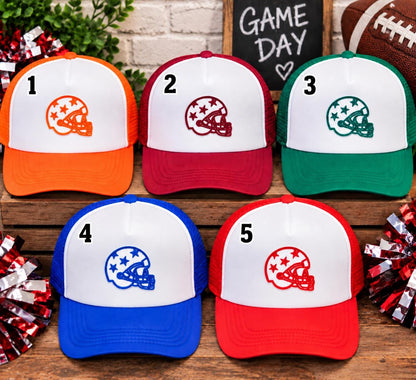 Football Helmet Star Patch