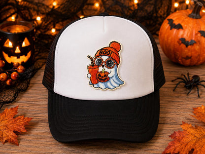 BOO Ghost Halloween Patch